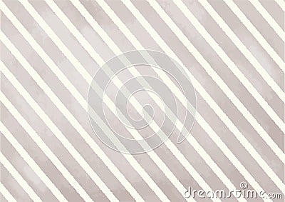 ã€ A4 / gray / diagonal ã€‘Hand painted watercolor stripes, abstract watercolor background Vector Illustration